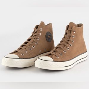 High Top Brown Suede Converse